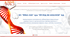 Desktop Screenshot of febalab.net
